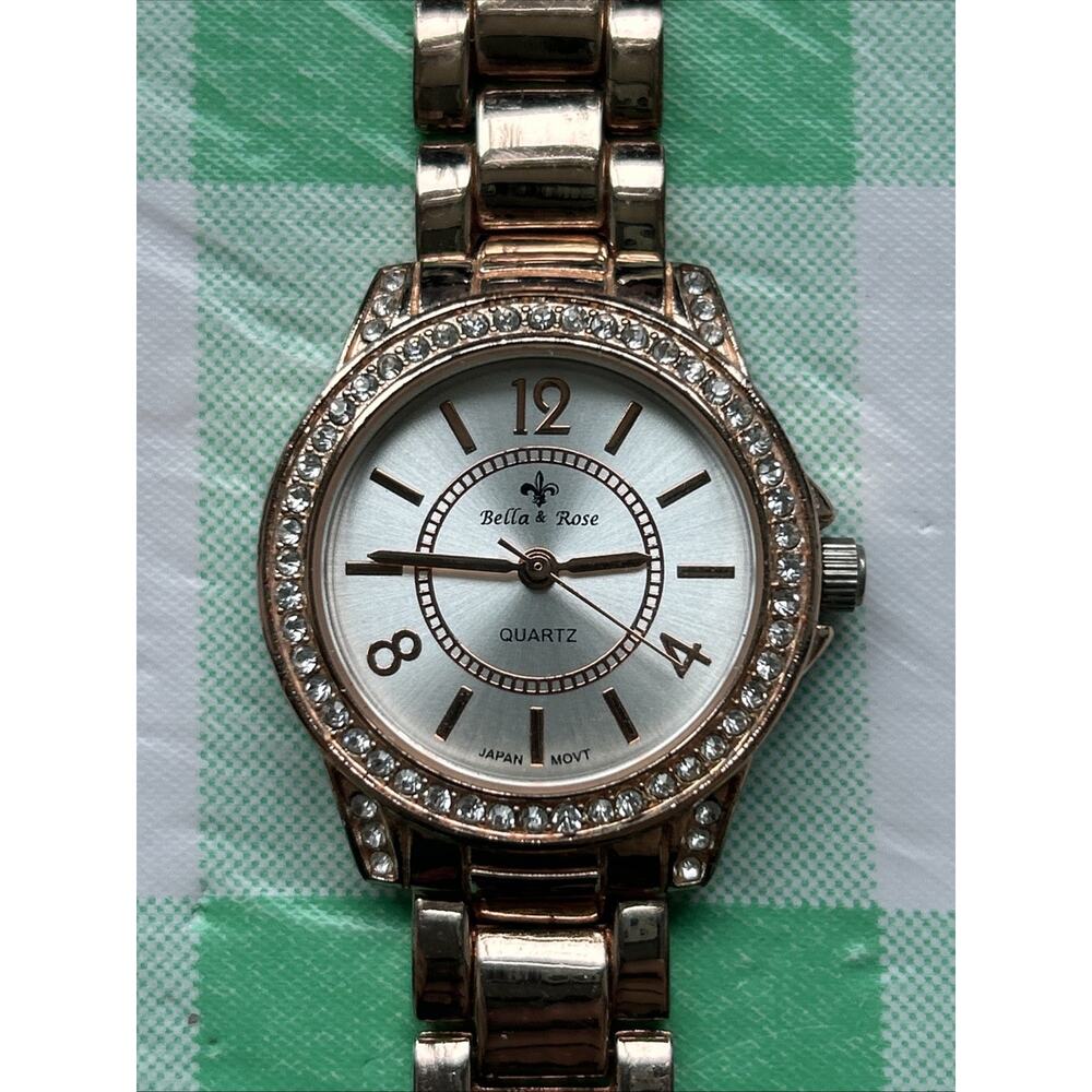 Bella And Rose Rose Gold Tone Women’s Quartz Watch